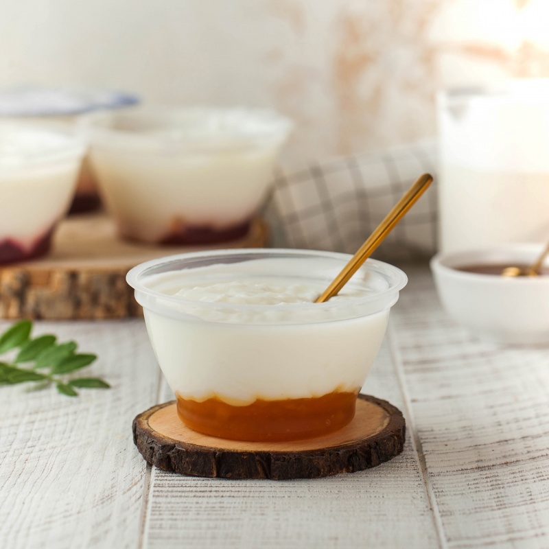 Йогурт с м.д.ж. 3,2% 170г. с персик-карамель